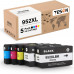 HP 952 952XL Remanufactured Ink Cartridge 5 Pack